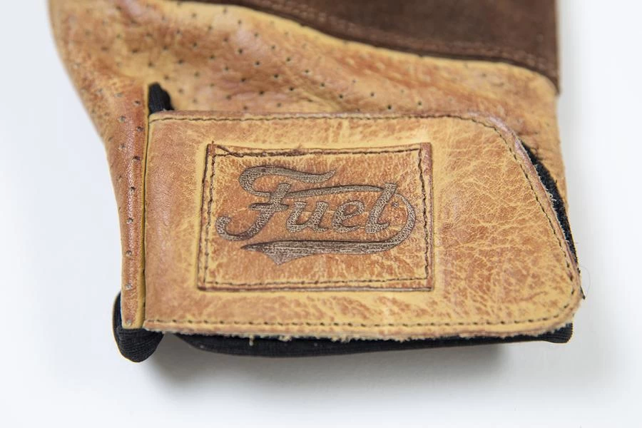 Fuel Rodeo Gloves - Yellow Leather 6 Fuel Rodeo Gloves - Yellow Leather - Image 4