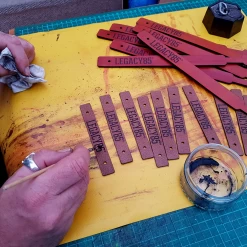 Legacy85 Leather Key Or Wallet Loop - Steel Shackle -Moto Style Shop 2 c4cc72e5 11ef 428b bc95 1fd2a308c2d7