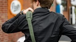 Wentworth Sling - Motorcycle Helmet Carrier - Olive -Moto Style Shop 383A3633 5000x 08d061de 89ed 41a3 9d83 79d9b207111c