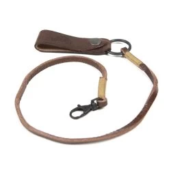 Helstons Lanyard And Strap Leather - Brown