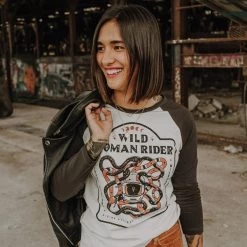 Wildust Baseball T - Wild Woman Rider -Moto Style Shop 6 0d78d522 53d0 49b5 bc6b c8a87db90dcd