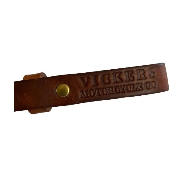 Vickers Motorcycle Co. Leather & Brass Key Ring 6 Vickers Motorcycle Co. Leather & Brass Key Ring - Image 4