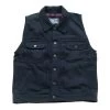 13 AND A HALF Rain Splitter Denim Vest - Black 1 13 AND A HALF Rain Splitter Denim Vest - Black -Moto Style Shop 937670k