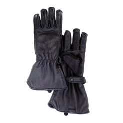Roeg Jettson Gauntlett Leather Gloves - Black -Moto Style Shop 955263bk