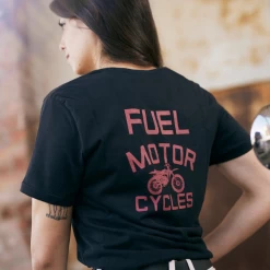 Fuel 'Angie' Ladies T-shirt - Black -Moto Style Shop 9 d593f3e6 e8c7 4fac 984d 1ec252476978