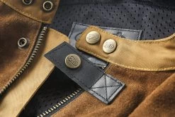 Fuel ARIZONA Vented Motorcycle Jacket - Tan -Moto Style Shop Arizona jacket tan detail buttons 1800x1800 a137e966 1b76 42d9 a1ae 25e82531fd94