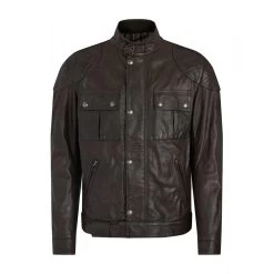 Belstaff Brooklands Leather Motorcycle Jacket