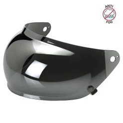 Biltwell Gringo SGen 2 Bubble Visor - Chrome Mirror - Anti Fog