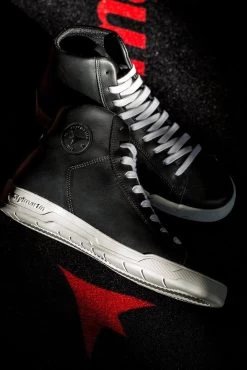 Stylmartin Core WP Sneaker In Black And White -Moto Style Shop Core WP Black White 03 72