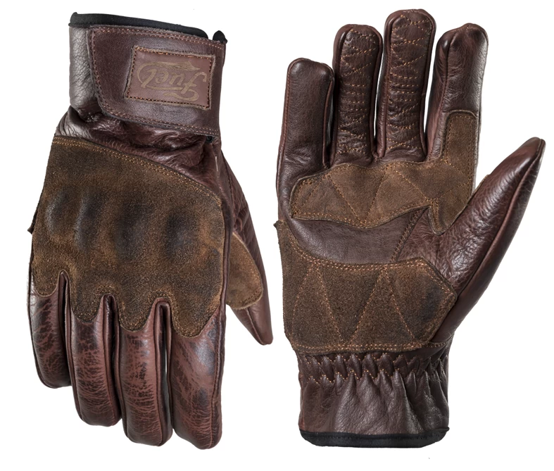 Fuel Rodeo Gloves - Brown Leather 4 Fuel Rodeo Gloves - Brown Leather - Image 2