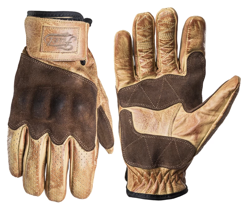 Fuel Rodeo Gloves - Yellow Leather 4 Fuel Rodeo Gloves - Yellow Leather - Image 2