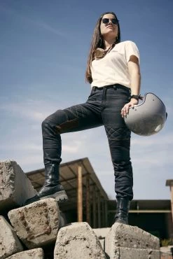 Fuel 'Angie' Ladies T-shirt - Cream -Moto Style Shop Fuel Women Collection 22 042