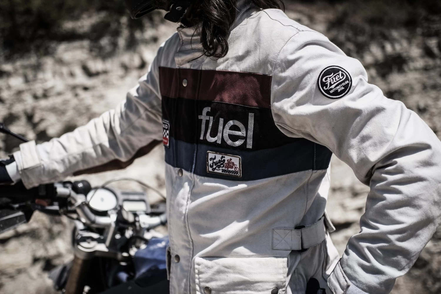 FUEL - RALLY RAID - WHITE JACKET 14 FUEL - RALLY RAID - WHITE JACKET - Image 12