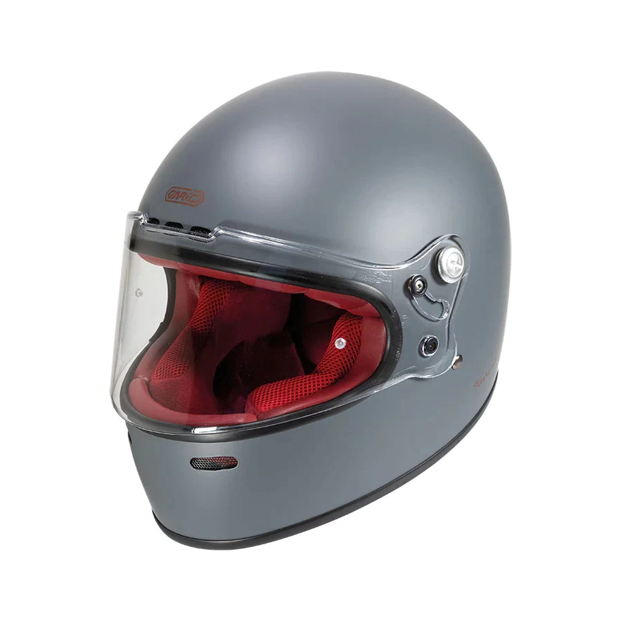 Garibaldi G07X Full Face Vintage Helmet - Matt Grey 3 Garibaldi G07X Full Face Vintage Helmet - Matt Grey