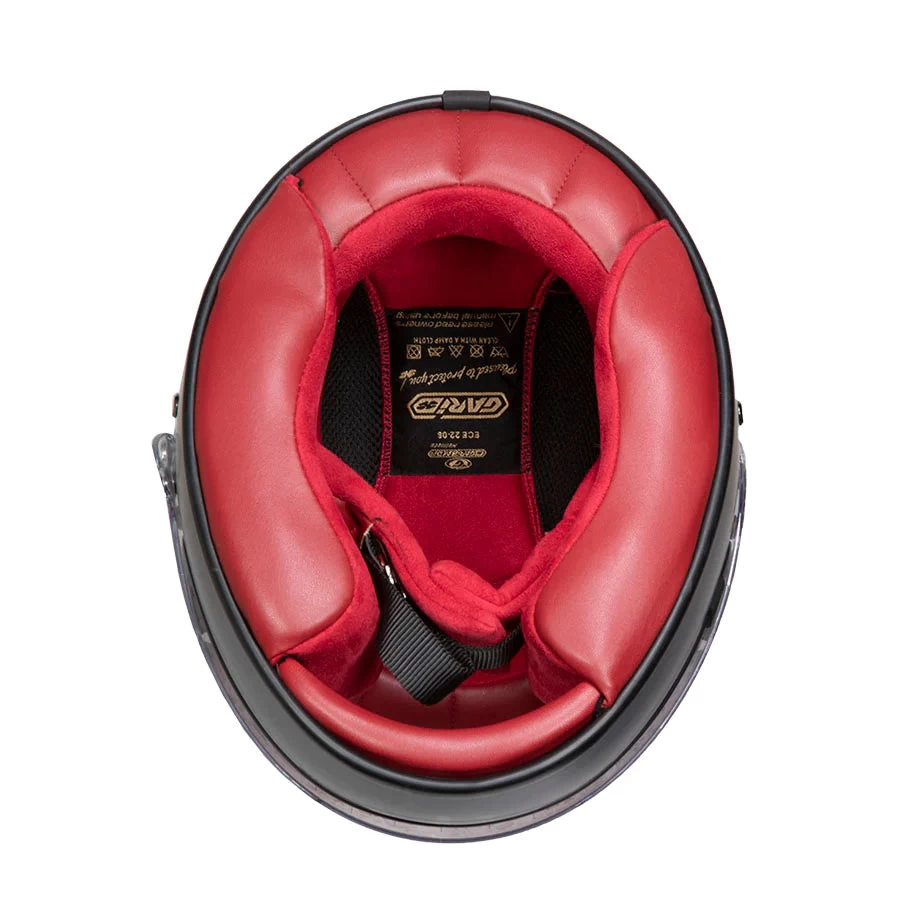 Garibaldi G07X Full Face Vintage Helmet - Matt Grey 4 Garibaldi G07X Full Face Vintage Helmet - Matt Grey - Image 2