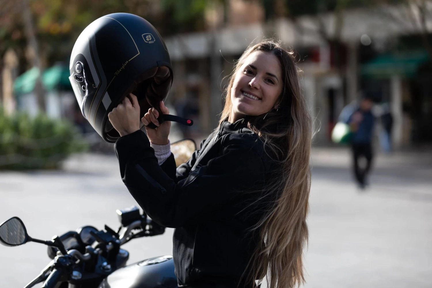 Garibaldi G07X Full Face Vintage Helmet - Graphics Matt Black 8 Garibaldi G07X Full Face Vintage Helmet - Graphics Matt Black - Image 6