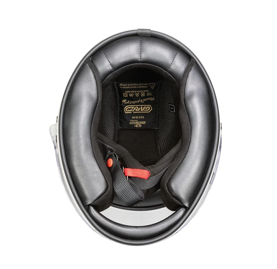 Garibaldi G07X Full Face Vintage Helmet - Graphics Matt White 5 Garibaldi G07X Full Face Vintage Helmet - Graphics Matt White - Image 3