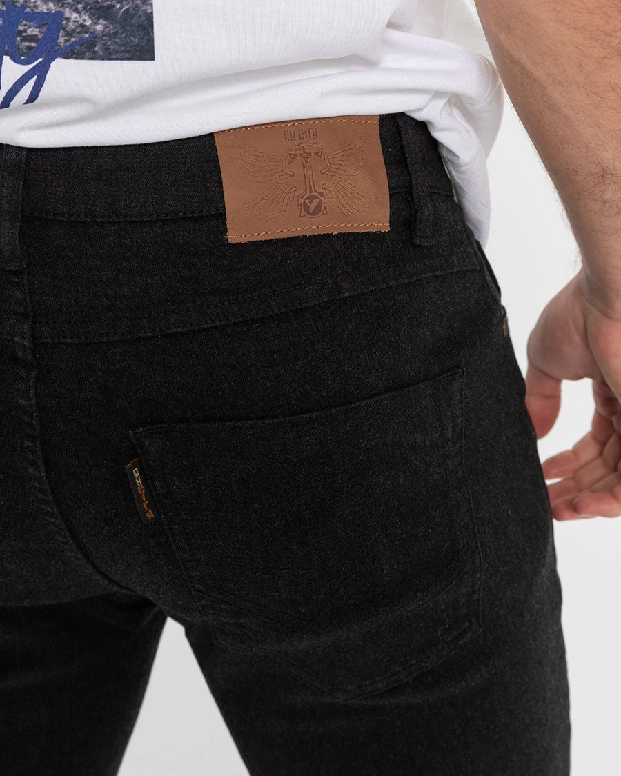 ByCity Bull Men's Motorcycle Jeans - Black 6 ByCity Bull Men's Motorcycle Jeans - Black - Image 4