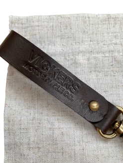 Vickers Motorcycle Co. Leather Key Ring -Moto Style Shop IMG 4835 clipped rev 1