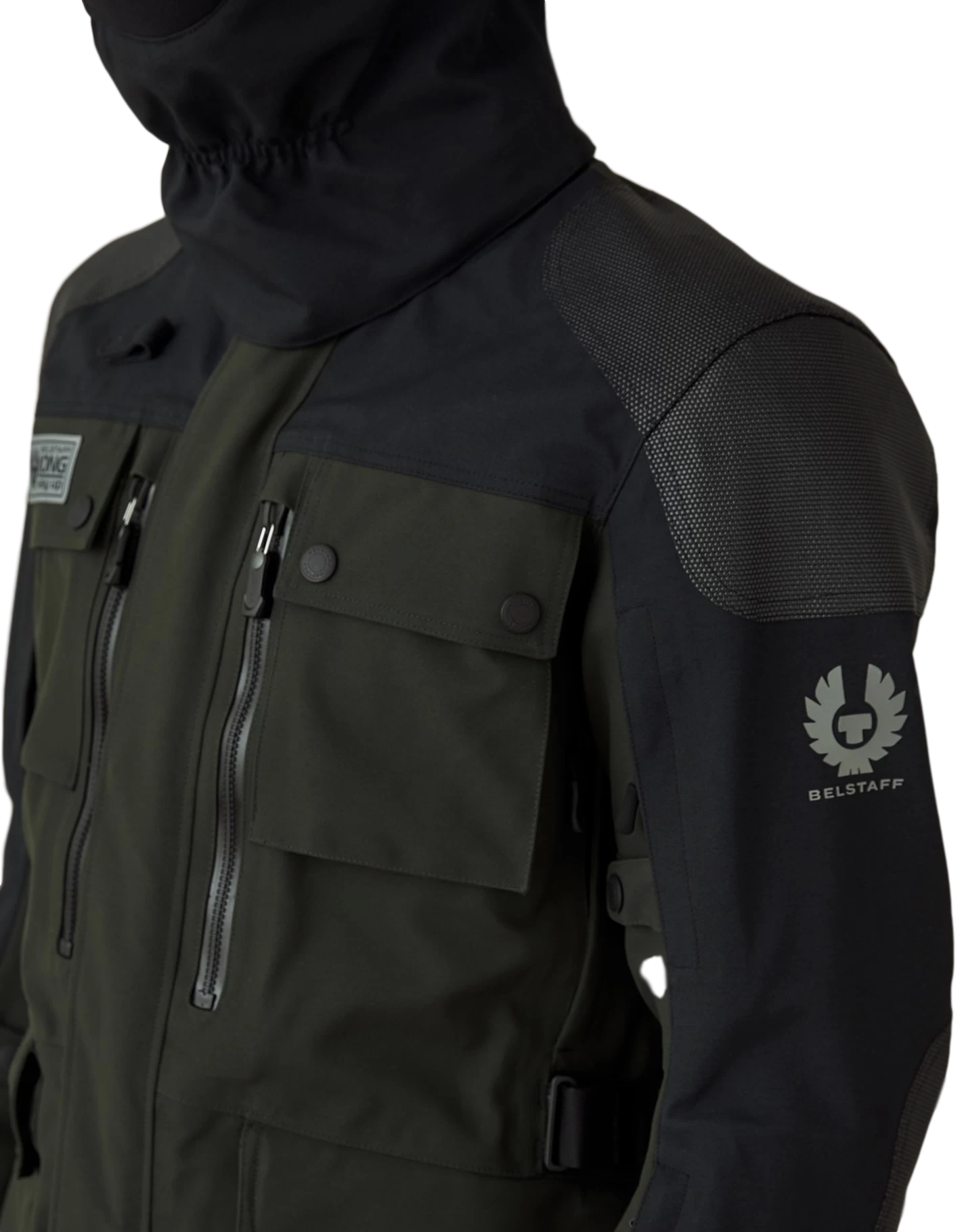 Belstaff - Long Way Up - Gore-Tex Jacket - Dark Olive/Black - Image 3