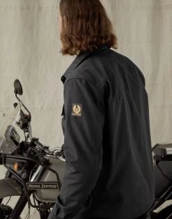 Belstaff Mansion Riding Shirt - Black 7 Belstaff Mansion Riding Shirt - Black -Moto Style Shop MANSION SHIRT BLACK 41120003C50N069290000 ALT2