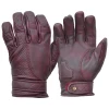 GOLDTOP - Short Bobber Gloves - OxBlood 2 GOLDTOP - Short Bobber Gloves - OxBlood -Moto Style Shop Oxblood 1