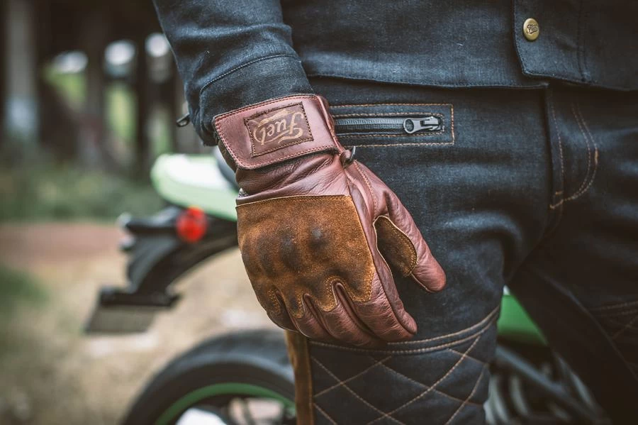 Fuel Rodeo Gloves - Brown Leather 6 Fuel Rodeo Gloves - Brown Leather - Image 4