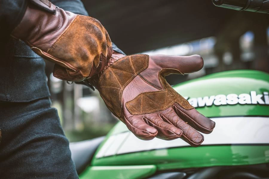 Fuel Rodeo Gloves - Brown Leather 10 Fuel Rodeo Gloves - Brown Leather - Image 8