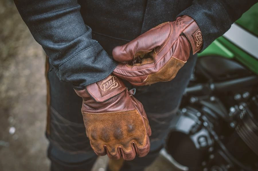 Fuel Rodeo Gloves - Brown Leather 8 Fuel Rodeo Gloves - Brown Leather - Image 6