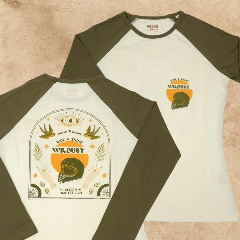 Wildust Baseball T - Ride & Shine 5 Wildust Baseball T - Ride & Shine - Image 3