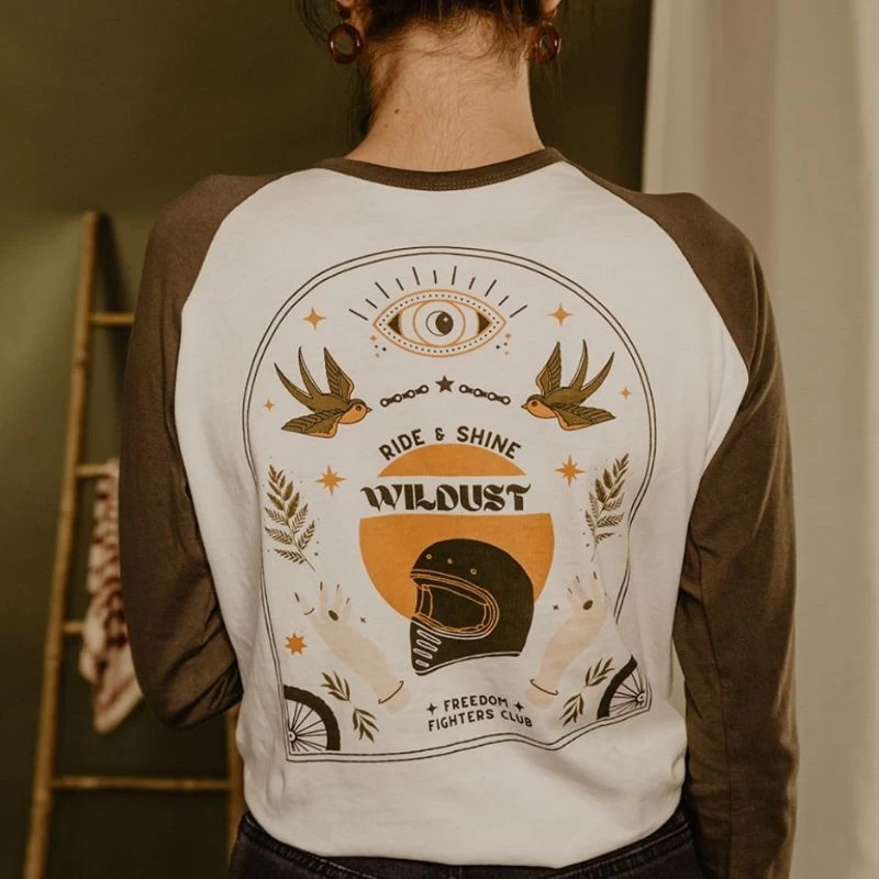 Wildust Baseball T - Ride & Shine 4 Wildust Baseball T - Ride & Shine - Image 2