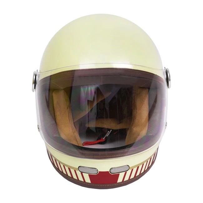 By City Roadster II Full Face Helmet - Cream Wing 4 By City Roadster II Full Face Helmet - Cream Wing - Image 3
