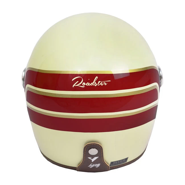 By City Roadster II Full Face Helmet - Cream Wing 5 By City Roadster II Full Face Helmet - Cream Wing - Image 4