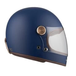 By City Roadster Blue Full Face Helmet -Moto Style Shop Roadster Matt Blue3