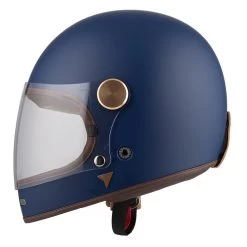 By City Roadster Blue Full Face Helmet -Moto Style Shop Roadster Matt Blue7