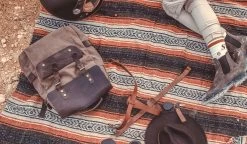 Wildust Sisters - Mexican Rug With Leather Harness -Moto Style Shop SS21 116