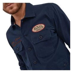 Von Dutch Santor Shirt - Navy 8 Von Dutch Santor Shirt - Navy -Moto Style Shop Santorc