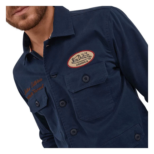 Von Dutch Santor Shirt - Navy 5 Von Dutch Santor Shirt - Navy - Image 3