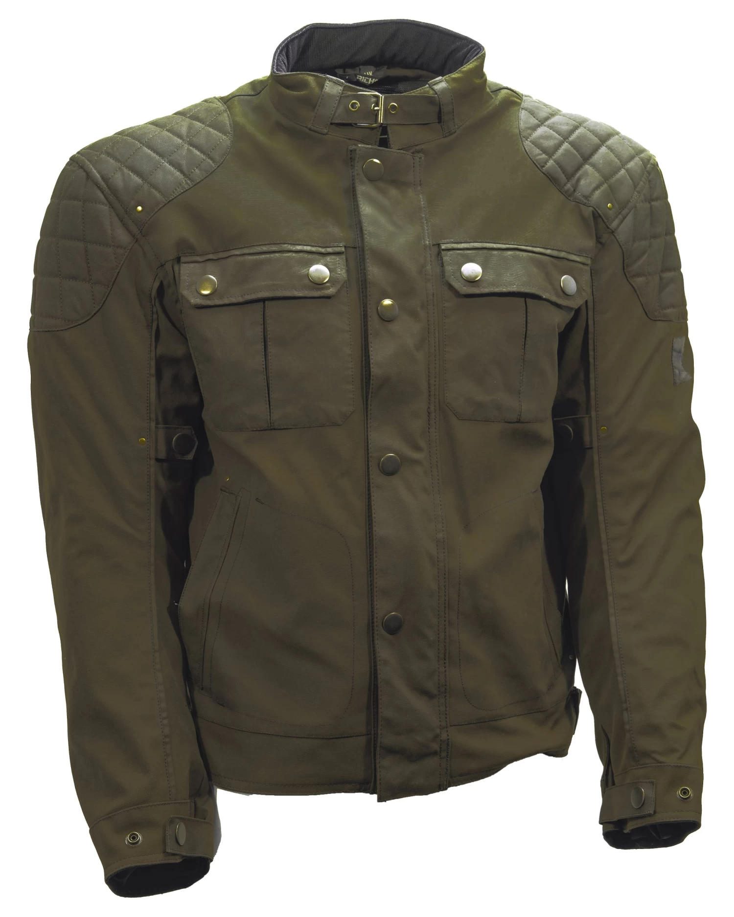 Richa - Scrambler 2 Waxed Cotton Jacket - Green 3 Richa - Scrambler 2 Waxed Cotton Jacket - Green