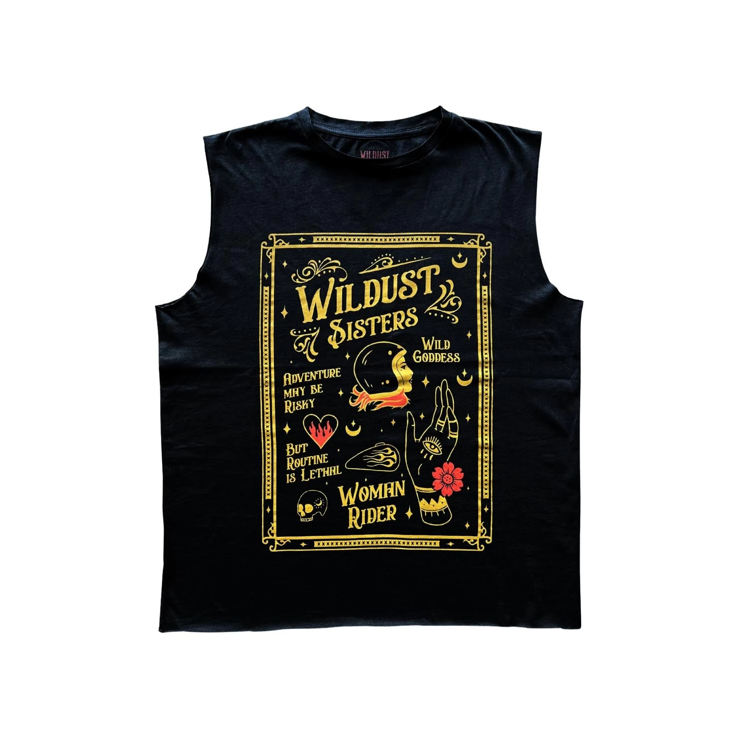 Wildust Sisters - Soeucieres Tank-shirt - Black 6 Wildust Sisters - Soeucieres Tank-shirt - Black - Image 4