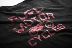 Fuel 'Angie' Ladies T-shirt - Black -Moto Style Shop T SHIRT08