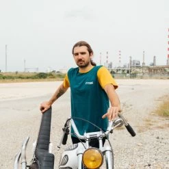 Kytone 'Thrills' T-shirt - Blue -Moto Style Shop ThrillsBluec