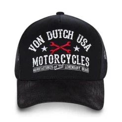 Von Dutch Garage Trucker Cap - Black -Moto Style Shop VDGarageTruckc