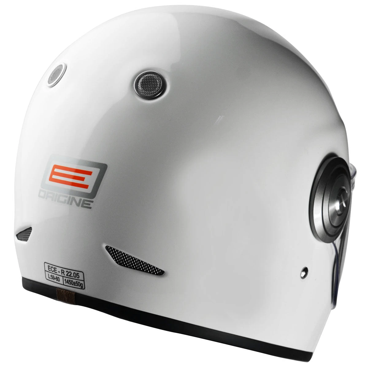 Origine Vega Motorcycle Helmet - Solid White - Gloss 4 Origine Vega Motorcycle Helmet - Solid White - Gloss - Image 2