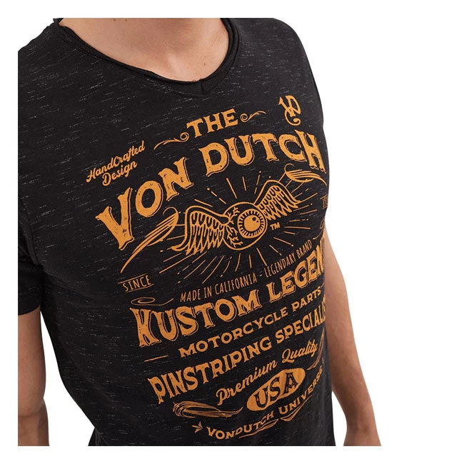 Von Dutch - List T Shirt - Black 5 Von Dutch - List T Shirt - Black - Image 3