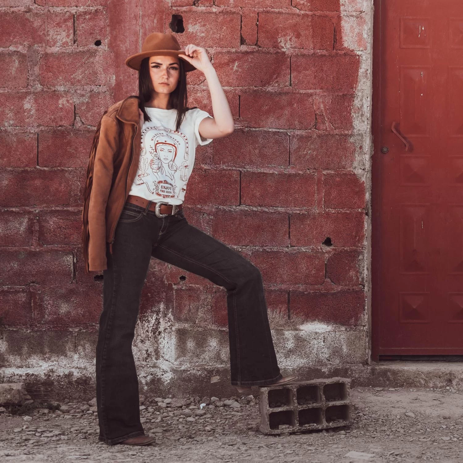 Wildust Sisters - Wild West T-shirt - White 5 Wildust Sisters - Wild West T-shirt - White - Image 3