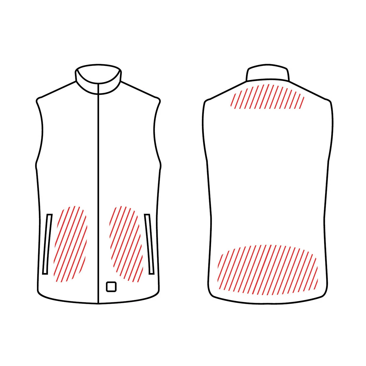 Racer District Ladies Sleeveless Heated Gilet 4 Racer District Ladies Sleeveless Heated Gilet - Image 2