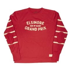 Age Of Glory - Elsinore Grand Prix Long Sleeve T-shirt Red Ecru