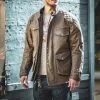 Age Of Glory - Mission Waxed Cotton Jacket - Brown 2 Age Of Glory - Mission Waxed Cotton Jacket - Brown -Moto Style Shop ageofglory mission jacket brown 5000x 8e102b31 bd9a 4d31 a692 c436819b2924
