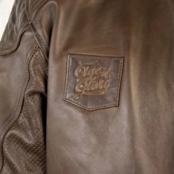 Age Of Glory - Rogue Leather Jacket - Brown -Moto Style Shop ageofglory roguejacket brown4b